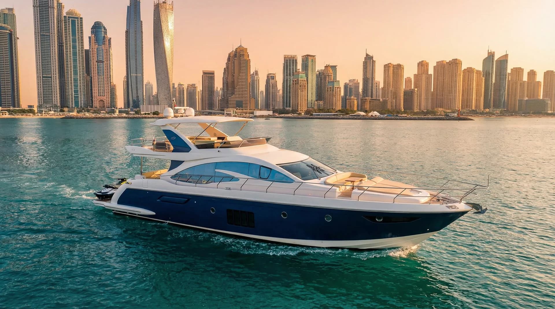 Majesty 59 luxury yacht available for rent in Dubai